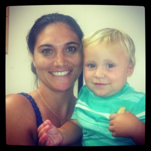 Me and Tubby-My cousin's son!